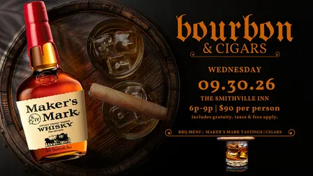 3rd Annual Bourbon & Cigars Night at the Inn