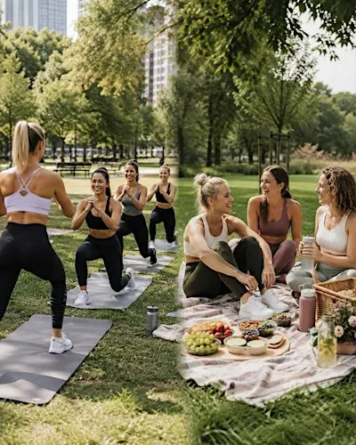 Picknick & Bauch-Beine-Po Workout