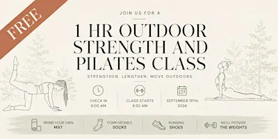 1Hr Outdoor Strength and Pilates Class
