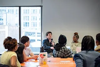 Panel with One Million Degrees at Olive Harvey College CCC