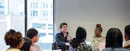 Panel with One Million Degrees at Olive Harvey College CCC