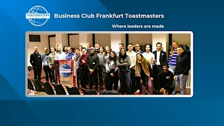 Public Speaking Business Club Frankfurt Toastmasters (Gallus)