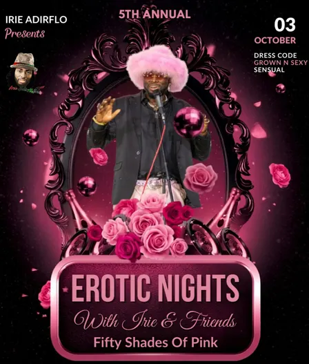 5th Annual Erotic Nights with Irie & Friends Fifty Shades Of Pink