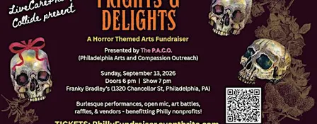 Frights & Delights: A Horror Themed Arts Fundraiser
