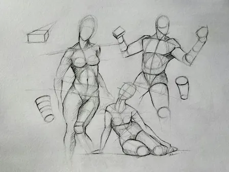 Life drawing | Figure sketching for teens