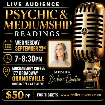 Live Audience Psychic & Mediumship Readings, Orangeville