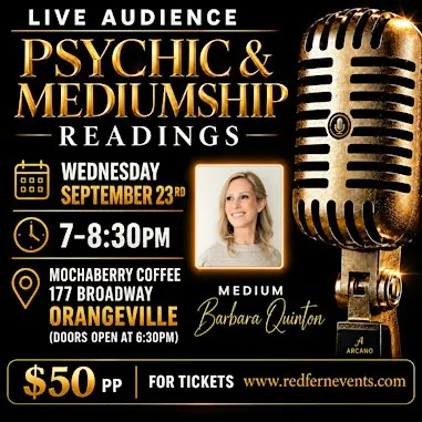 Live Audience Psychic & Mediumship Readings, Orangeville