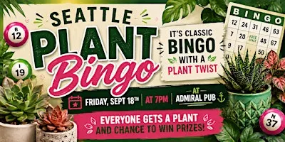 Seattle Plant Bingo