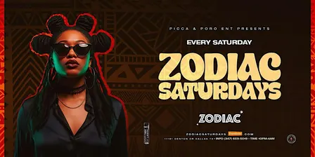 ❤️AFROBEATS & SATURDYS❤️ - ZODIAC LOUNGE