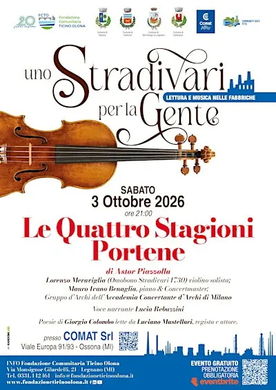 UNO STRADIVARI PER LA GENTE "LE QUATTRO STAGIONI PORTENE" DI A. PIAZZOLLA