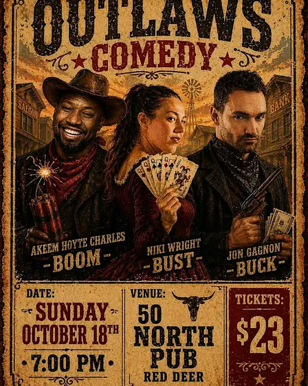 Outlaws Comedy - Red Deer