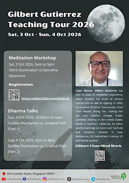 1-Day Meditation Workshop : Silent Illumination vs Samatha-Vipassana