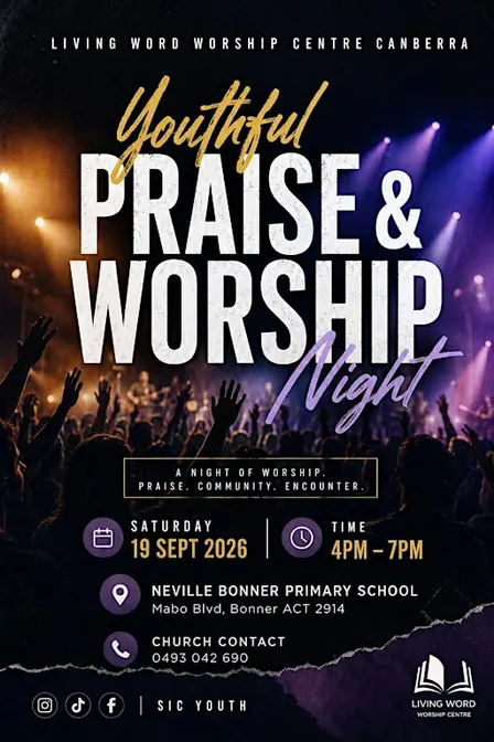 Youthful Praise and Worship Night