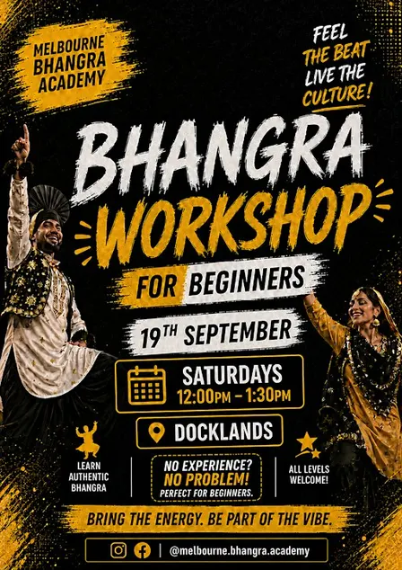 MBA Bhangra workshop - Beginners