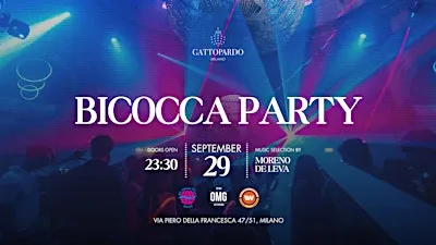 Bicocca Welcome Party - Oh My Gattopardo