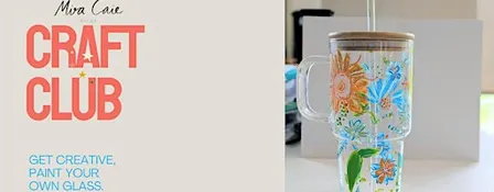 *Craft Club*  - Paint your own glass workshop