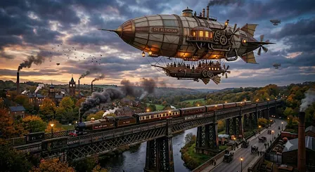 Bennerley Viaduct Guided Tour: The Steampunk Special