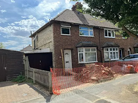 Deep retrofit of 1930's semi - under construction, Greville Rd