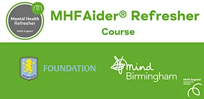 Adult MHFA Refresher Classroom Course - Wednesday 11th November 2026