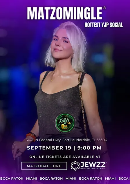 MATZOMINGLE® SATURDAY NIGHT @ FL September 2026