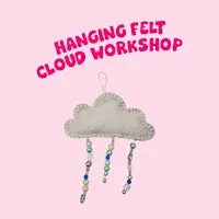 Hanging felt cloud workshop