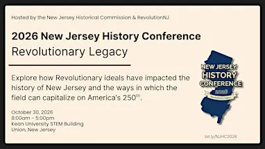 2026 New Jersey History Conference
