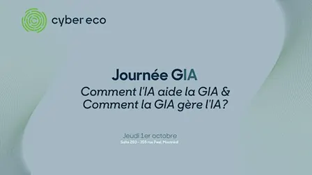 Journée GIA - Comment l'IA aide la GIA vs Comment la GIA gère l'IA ?