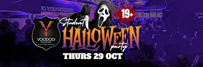 STUDENT HALLOWEEN PARTY - THURS 29 OCT 19+