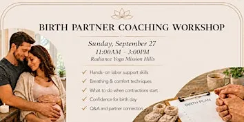 Birth Partner Coaching: A Birth Rehearsal Workshop