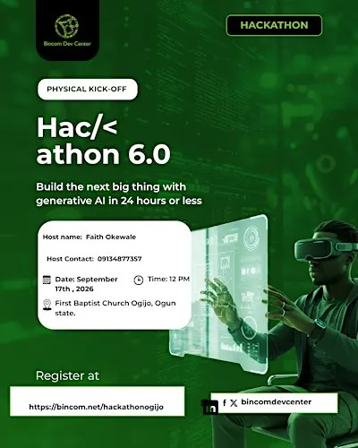 Ogijo Bincom Hackathon Physical Kick Off