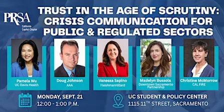 Trust in the Age of Scrutiny: Crisis Communication Panel