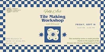 Folk Art Tile Making Workshop