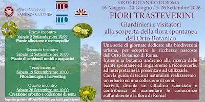 Fiori Trasteverini - "Creazione di un erbario e di una spermoteca" (Set 26)