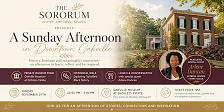 The Sororum Presents: A Sunday Afternoon in Downtown Oakville