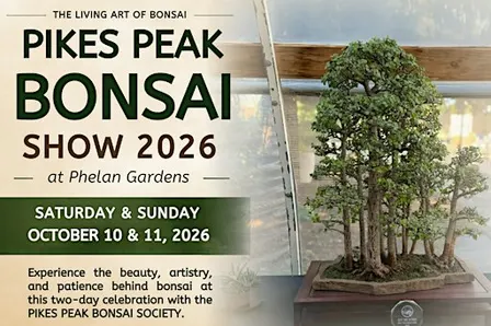 Pikes Peak Bonsai Show 2026 at Phelan Gardens