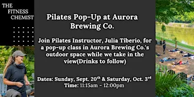 Pilates Pop-Up at Aurora Brewing Co.