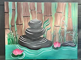 Join our serene “Zentastic” paint and sip painting event