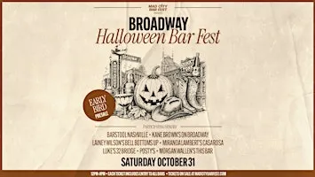 Broadway Nashville Halloween Bar Crawl | Mad City Bar Fest