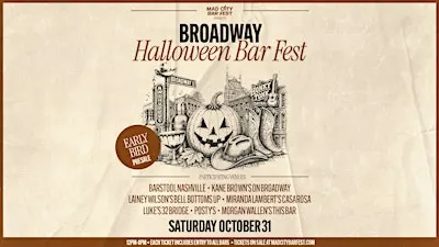 Broadway Nashville Halloween Bar Crawl | Mad City Bar Fest
