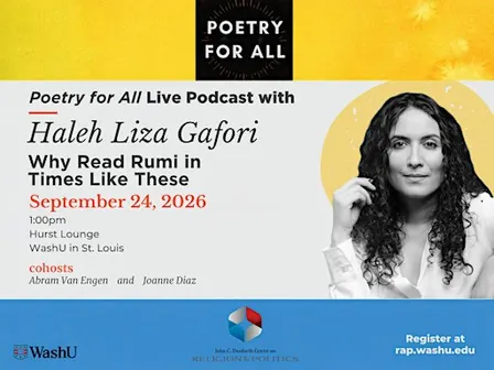 Poetry for All Podcast Event with Haleh Liza Gafori