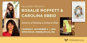 Milkweed & Graywolf present Rosalie Moffett & Carolina Ebeid