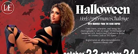 Halloween Heels Performance Challenge with Monique