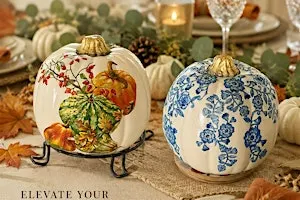 Decoupage Pumpking Workshop - Adult Craft Night