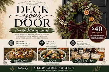 Deck Your Door: Wreath Making Social