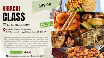 Hibachi Class at Charlestowne Fermentory
