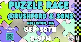 Puzzle Race @ Rushford & Sons Brewhouse HOLLISTON