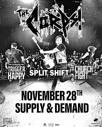 THE CORPS w/ Trigger Happy, Split Shift, Church Fight @ Supply & Demand