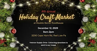 4th annual Holiday Craft Market at Double Barrel Roadhouse