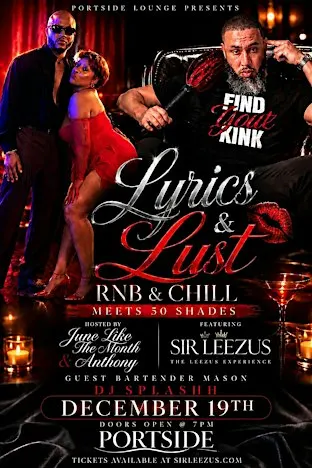 LYRICS & LUST ~ RNB & CHILL MEETS 50 SHADES