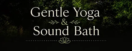 Gentle Yoga & Sound Bath, Eastleigh. Settle In, Slow Down, Soften.